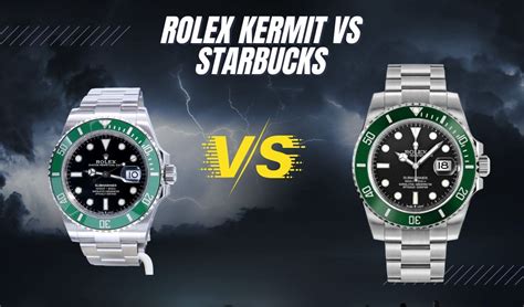 rolex starbucks vs black|Rolex Starbucks price.